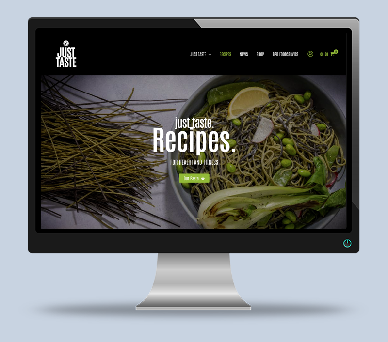 Onlineshop JustTaste Irland