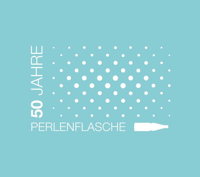 Signet zum 50sten Geburtstag der Perlenflasche